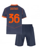 Inter Milan Matteo Darmian #36 Tredjedraktsett Barn 2025-26 Korte ermer (+ bukser)